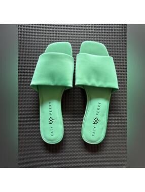 Katy Perry Collections Mint Green Slide Sandals